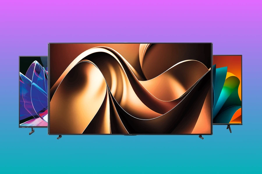 Imagem TVs da Hisense.