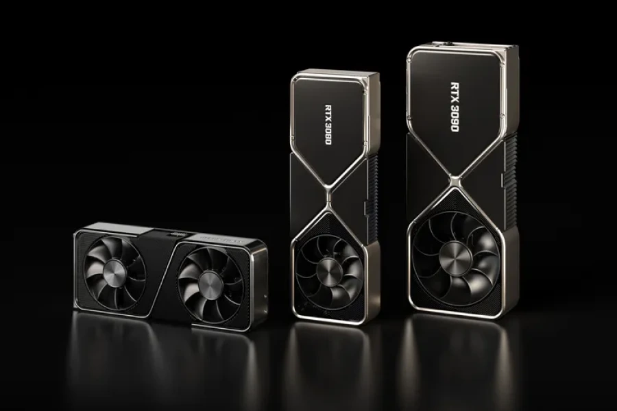 Imagem placas de vídeo da Nvidia.