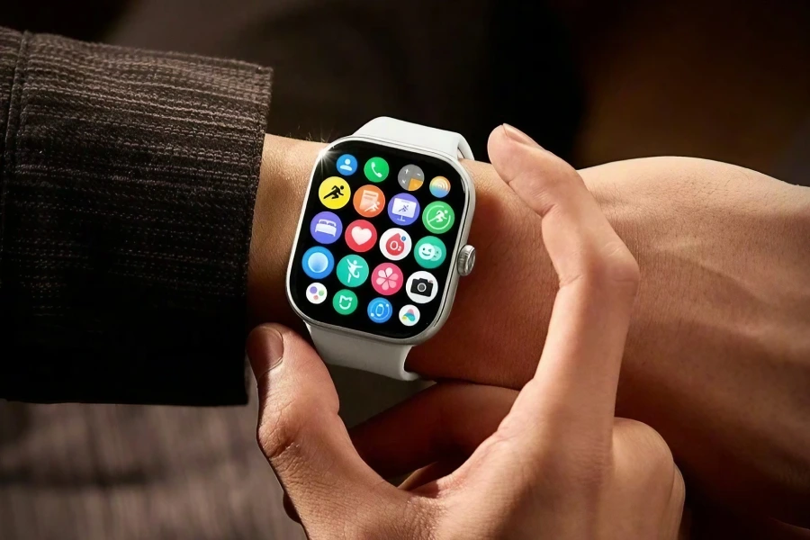 Imagem smartwatch da Xiaomi.