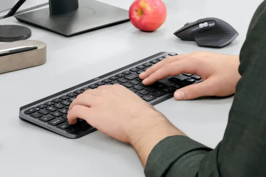 Imagem teclado sem fio Logitech.