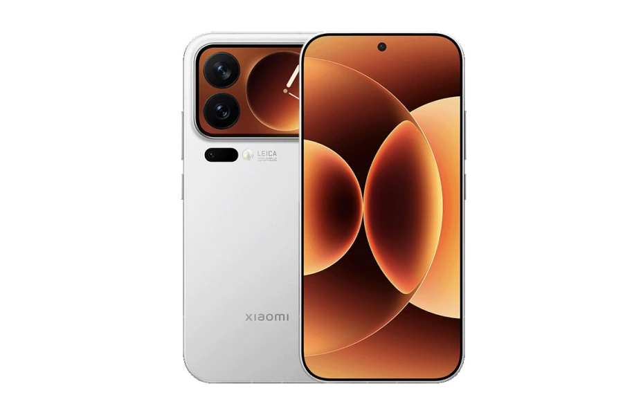 Imagem smartphone Xiaomi 17 Pro Max branco.