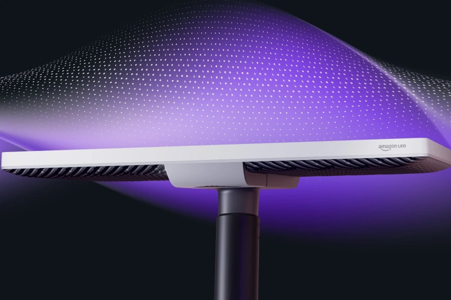 Imagem antena Amazon Leo.