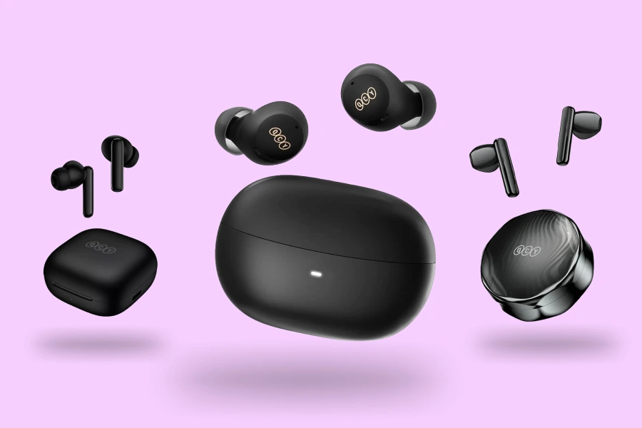 Imagem fones da QCY.