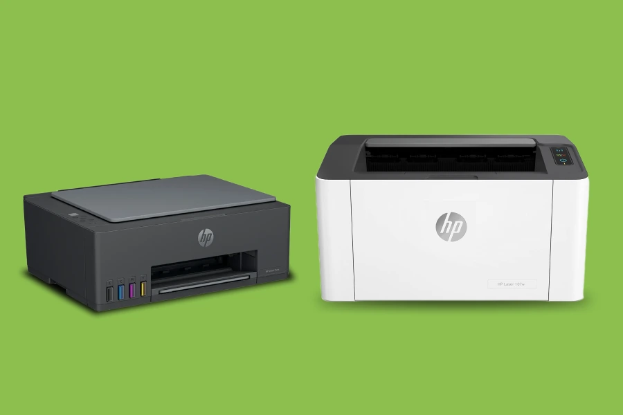 Imagem de impressora da HP.