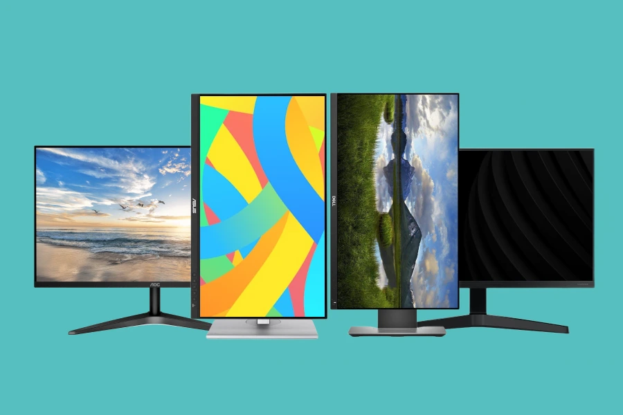 Imagem monitor vertical.