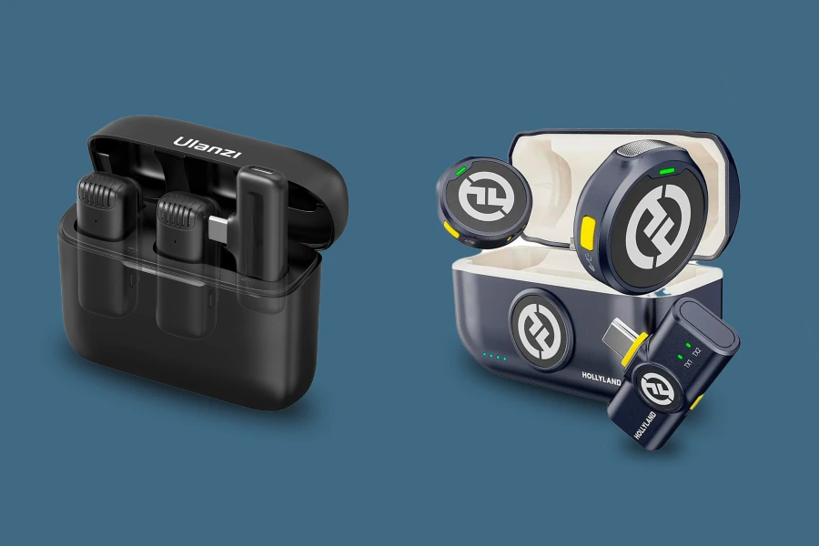 Imagem microfone de lapela.