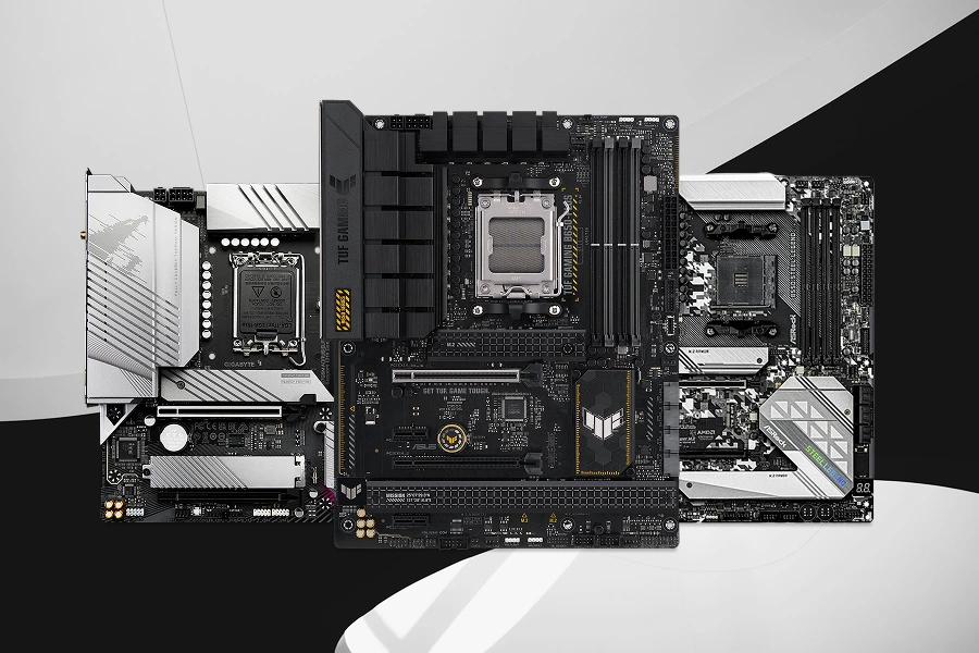 Imagem placa-mãe gamer.