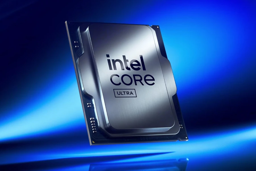 Imagem processador Intel Core Ultra.